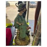 Cast Iron Deco Lady Doorstop Door Stop