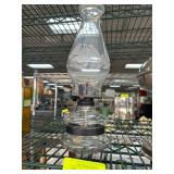 Lamplight Farms Glass Oil Lamp With Eagle Motif