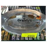 1983 Grandys Country Cookin Plate with Pins