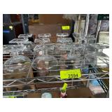 12 Clear Glass Stemware Champagne Glasses