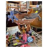 Handcrafted Sculpture Mermaid Bowl with Sea Creatu