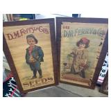D.M. Ferry & Co.s Advertising Seed Signs