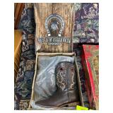 Oliverus Brown Western Leather Boots