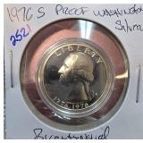 1976-S Proof Washington Silver Quarter