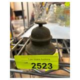 Metal Hinged Container with Ornate Design