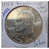 1976-S Eisenhower Bicentennial Silver Dollar