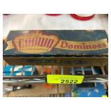 Vintage Crown Dominoes in Original Box