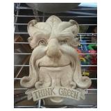 2001 Carruth Studio Think Green Plaque