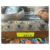 Wooden Block with Graduated Metal Weights