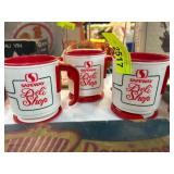 Six Advertising Miniature Mug Collection