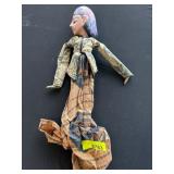 Javanese Wayang Golek Puppet with Batik Attire