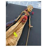 Handcrafted Wooden Marionette Puppet Indonesian