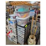 Crafting Materials and Assorted Storage Unit