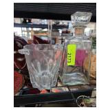 Jose Cuervo Glass Decanter with Glass