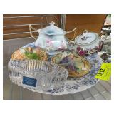 Porcelain Dishware and Decorative Figurines