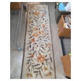 Handmade Wool Floral Runner Rug