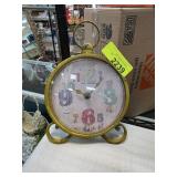 Decorative Round Clock With Metal Frame