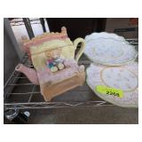 Christina Ladas Silvestri Bear Teapot and Plates