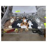 Hand-Painted Wooden Cat Wall Rack