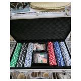 Poker Chip Set with Aluminum Case