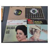 Four Vintage Female Artist Singles