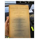 1799 Cornelii Schrevelii Lexicon Manuale in Latin