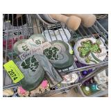 Decorative Irish Themed Shamrock Plaques