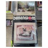 Craft Kits Lot with Needlepoint and Cross-Stitch