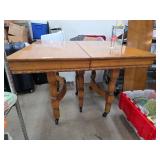 Oak Dining Table with Ornate Detailing
