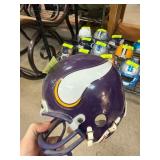 Vintage Riddell Football Helmet With Viking Logo