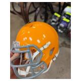 Orange Miniature Football Helmet Replica