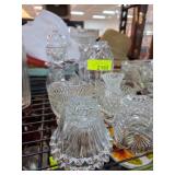 Pressed and Cut Clear Glassware