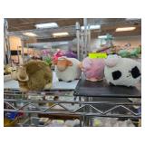 4 Animal-Shaped Decorative Coin Banks