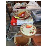 Clay Art Hand-Painted Dinnerware Set