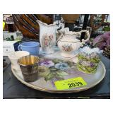 Ceramic and Metal Decorative Pieces