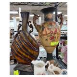 Two Decorative Vases with Unique Designs