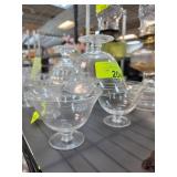 Clear Glass Sherbet Dishes