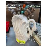 Ceramic Swan Pitcher w Pincushion