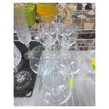 Glass Stemware Featuring Clear Goblets