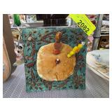 Media Wall Art with Organic-Inspired Design