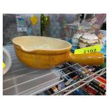 Handmade Ceramic Glazed Cooking Pan