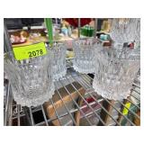 Four Cut Glass Tumblers