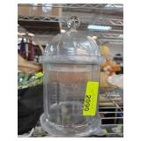 Clear Glass Apothecary Jar with Dome Lid
