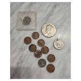 Coin Lot Featuring Wheats, Buffalo, and More