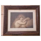 Framed 1889 Portrait by Joseph Coomans