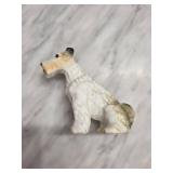 Hand-Painted Porcelain Dog Figurine