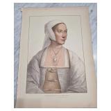 1884 Engraving of Hans Holbeinï¿½s Drawing in Royal