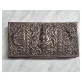 Sterling Silver Box with Wood Lining, 348.7g