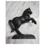 Cast Iron Horse Bank Figurine in Rearing Position