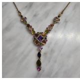 Carolina Herrera Multicolor Stone Necklace